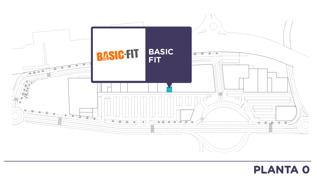 Localizacion Basic Fit en Centro comercial Bahia Real