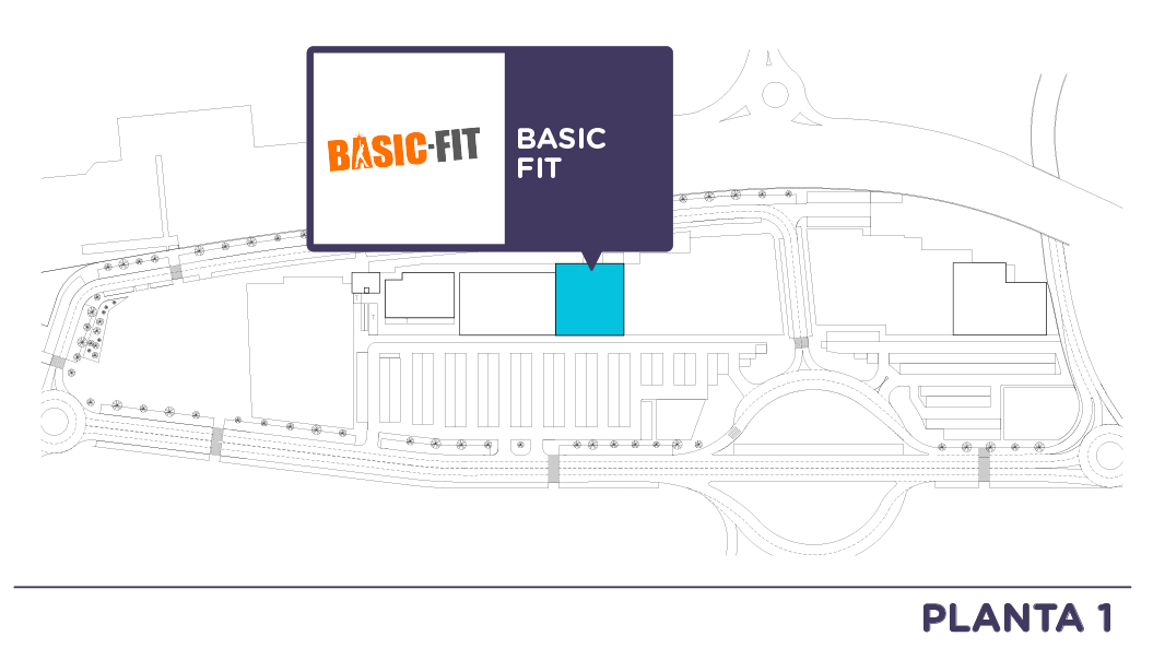 Localizacion Basic Fit en Centro comercial Bahia Real