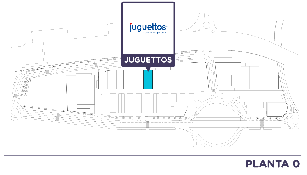 Localizacion Juguettos en Centro comercial Bahia Real