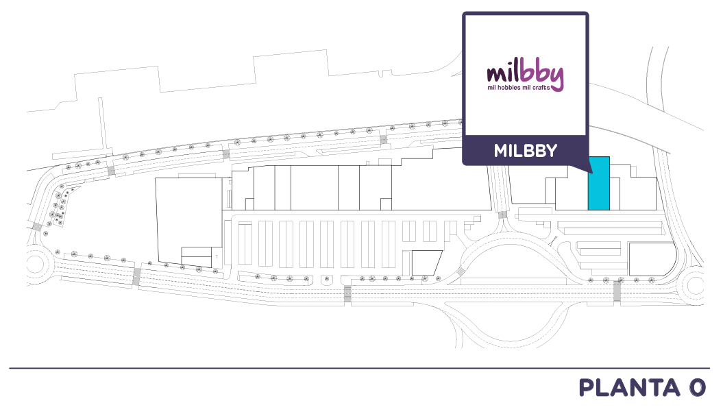Localizacion Milbby en Centro comercial Bahia Real